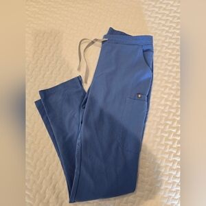 Womens Ceil Blue Yola Skinny Scrub Pants Size M/Tall